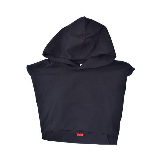 basic cutoff sweatshirt - pocket
