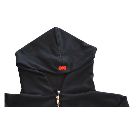 basic zip-up hoodie