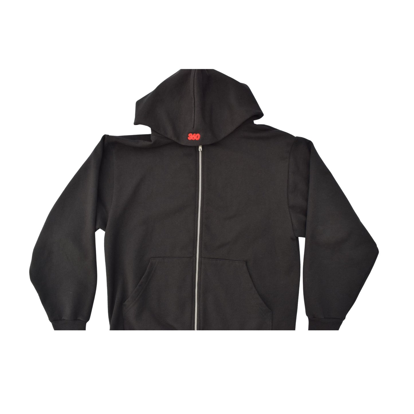 basic zip-up hoodie