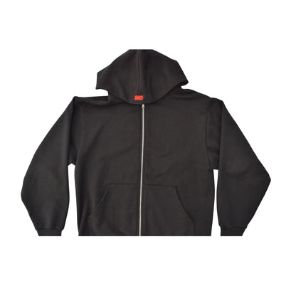 basic zip-up hoodie